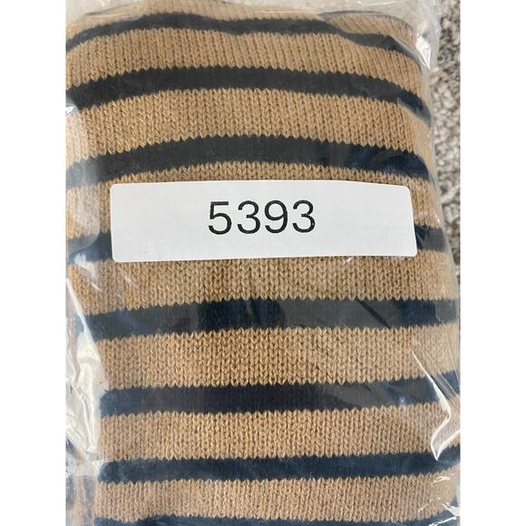 Body Central Size S Striped Cowl Neck Sweater Dress Brown Short Sleeve - Picture 5 of 5
